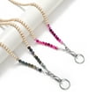 thumbnail image 6 of Waroomhouse Wooden Bead Lanyard Stylish Beaded Lanyard Id Badge Holder with Lobster Clasp Keyring Natural Wood Beads Work Card Lanyard, 6 of 8