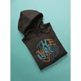 thumbnail image 3 of The World Is Yours Groovy Style Hoodie Women -Image by Shutterstock, Female 3X-Large, 3 of 4