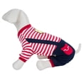 thumbnail image 5 of CUECUEPET Comfortable Cotton Overalls Single Piece Boy or Girl Suit for Small to Medium Sized Dogs (Red Stripe Apple) [Multiple Sizes Available], 5 of 6