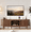 69" Walnut, variant on Easoger 58" Mid Century TV Stand for TVs up to 65", Entertainment Center with Power Outlet, Fluted Sliding Doors & Adjustable Shelves, Natural Media Console for Living Room