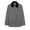 Gray, variant on Color Block Notched Lapel Blazer for Women Lightweight Double Breasted Button Long Sleeve Suit Coat with Shoulder Pads Loose Solid Color Jacket with Pockets XXL