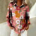 thumbnail image 4 of Endives Womens Button Down Shirts Long Sleeve Blouse Workout Wear Fashion Shirts Womens Top Spring Outfit, 4 of 6