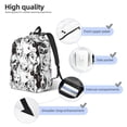 thumbnail image 4 of Picia Labrador Retriever Dog Printed Canvas Daypack - Stylish and Durable Vintage Compact Backpack - Class, Work, Travel, or Laptop Bookbag,Organized Compartments-Medium, 4 of 6