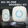 thumbnail image 2 of SadoTech Wireless Doorbell Kit - 1000-Foot Range - Model C ( Baby Blue), 2 of 5