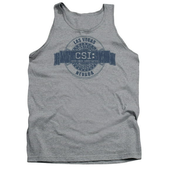 Csi Vegas Badge Adult Tank Top Athletic Heather