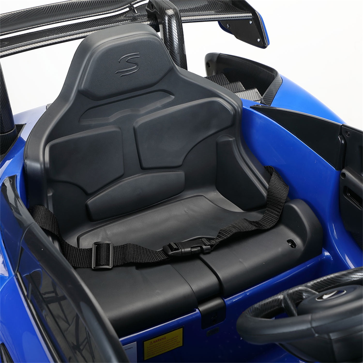 CIPACHO 12 V Kids Electric Ride On Cars, Licensed Mclaren Roadster Battery Powered Sports Car Toy with 2 Speeds, Parent Control, Sound System, Blue CIPACHO 12 V Kids Electric Ride On Cars, Licensed Mclaren Roadster Battery Powered Sports Car Toy with 2 Speeds, Parent Control, Sound System, Blue