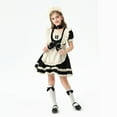 thumbnail image 7 of EnJoCho Classic Black & White Dress Up Set for Girls - Detachable Apron & Headband, Themed Pretend Play 𝖢ostume, Maid Roleplay Outfit, 7 of 7