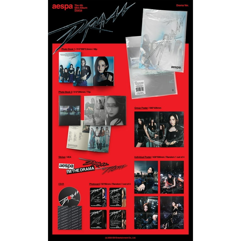 Amazon.com: aespa - 4th Mini Album Drama [Drama Ver.] : CDs
