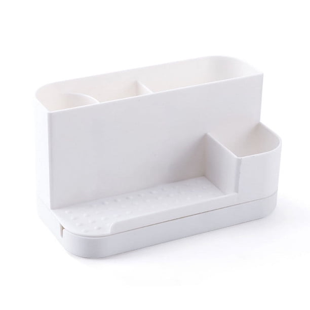 Xihbxyly Organizador de Escritorio Giratorio, Cajón de Almacenamiento Giratorio de 90°, Diseño Compacto, Organizador de Escritorio para Oficina y Hogar, Soporte Multifuncional para Teléfono, Fácil de