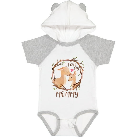 Inktastic I Love My Mommy Boys or Girls Baby Bodysuit