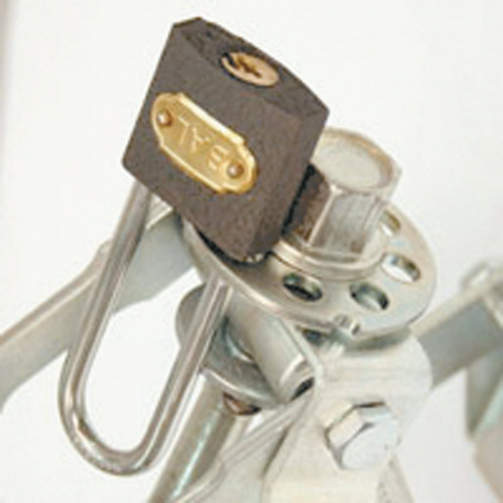 Bal Products 28015 XChock Padlock for RV Trailer Tire Locking Chocks