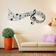 thumbnail image 5 of Pegatinas de pared Yashi notas musicales vinilos decorativos para dormitorio, 5 of 5