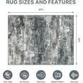 thumbnail image 2 of Office Chair Mat for Hardwood Tile Floor, Abstract 36x48 Desk Mat, Anti-Slip Rug for Rolling Chairs, 2 of 8