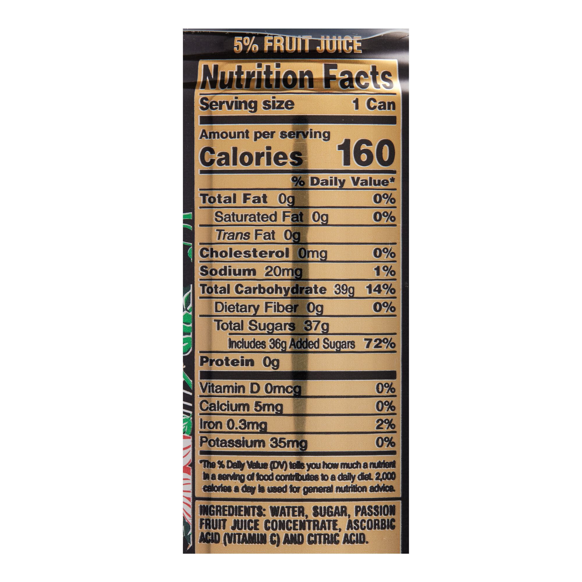 Hawaiian Sun Lilikoi Passion Juice Drink 11.5 oz Pack of 2