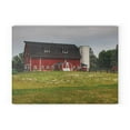thumbnail image 3 of U R There Photography Oxford Old Red and Silo Rustic Farmhouse Tempered-Glass Cutting Board 8"x 11", 3 of 9