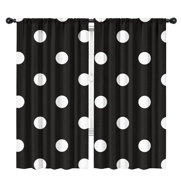 2 Panels Print Pattern Nursery Curtains Boys Girls Kids Window Drapes for Living Bedroom Playroom Room Decor Rod Pocket 42x84 Inch