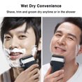 Electric Razor Shaver for Men, MINAYA TXD9008 Wet & Dry Electric Razor Rechargeable Foil Shaver