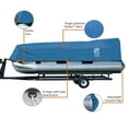 thumbnail image 4 of Classic Accessories Stellex Pontoon Boat Cover, Fits Pontoon Boats 21' - 24' L x 102" W, Trailerable Boat Cover with Polyester Fade-Resistant Fabric, Model B, 4 of 6