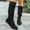 #167-Black, variant on Wowcloth Mid-Calf Boots for Women – Flat Comfortable Winter Casual Slip-On with Classic Retro Design & Versatile Styling for Everyday Footwear