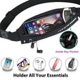 thumbnail image 2 of Cinturón de correr AIKENDO Slim para mujer y hombre negro impermeable, 2 of 7