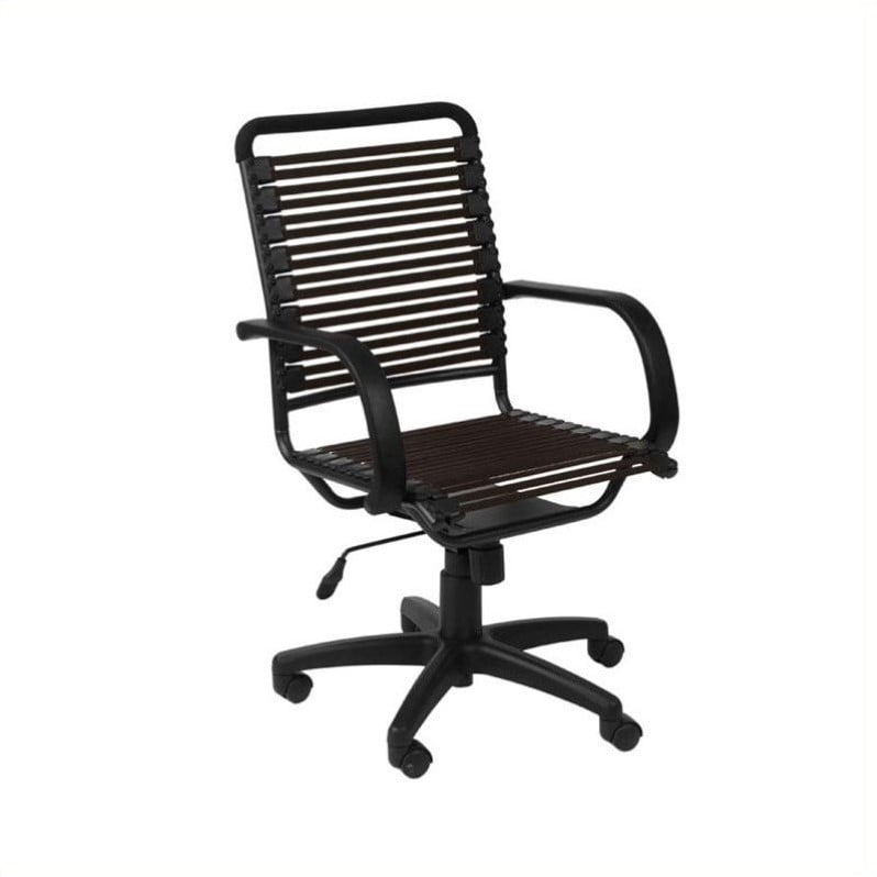Eurostyle Bungie Flat High Back Office Chair In Brown