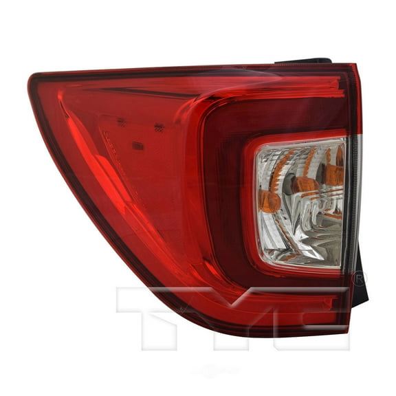 TYC 11-9076-00-9 Capa Certified Tail Light Assembly Fits select: 2019-2020 HONDA PILOT EXL, 2021 HONDA PILOT EX