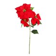thumbnail image 1 of Fleurs de Poinsettia de Grande Taille Noël Buisson Mixte Décoration Créative 31in Durabale Chiffon à Feuilleter Artificielle Noël Fleurs Rouges Décoration Intérieure, 1 of 14