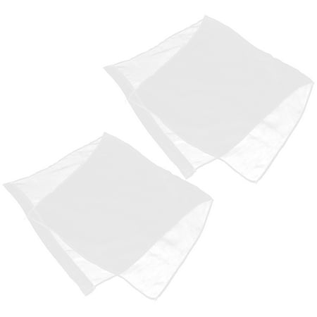 UPOUART 2Pcs White Polyester Curtain for Living Room Sheer Curtains Window Sheer Decor