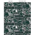 thumbnail image 2 of Michigan State Spartans Pop Art Graffiti Print Cotton Fabric-Sold by the yard, 2 of 2