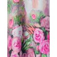 thumbnail image 4 of Más el tamaño del tinte del lazo de la flor 3D de la pluma del lazo de la túnica sin mangas Rosegal Camisetas sin mangas de talla grande, 4 of 5