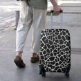 thumbnail image 3 of Black and White Giraffe Pattern Luggage Cover Fashion Suitcase Cover Baggage Covers Fit 25-28 Inch Luggage (Go Travel), 3 of 5