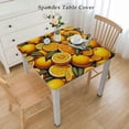 thumbnail image 2 of BANET  square Tablecloth Yellow Lemon Limon Orange Table Cover square Waterproof Table Protector for Outdoor Wedding Party Dining Room Table White, 2 of 7