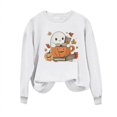 thumbnail image 4 of Fjofpr Womens Sweatshirts No Hood Halloween Sweatshirt for Women 2024 Women's Halloween Long-sleeved Crew Neck Pullover Printed Casual Fashion Top, 4 of 4