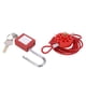 thumbnail image 5 of Candado de cable Nylon de primera calidad Acero inoxidable Robusto Durable Ajustable Candado de cable de acero de amplia aplicación, 5 of 5