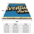 thumbnail image 3 of Pofeuu Adventure Awaits Print Ultra-Soft Micro Fleece Blanket,for Bed Or Sofa,All Season Throw Blankets Flannel Blanket-60"x50", 3 of 7