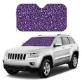 thumbnail image 4 of Bingfone Purple Leopard Car Windshield Sunshade,Sun Foldable Sun Shield Sun Visor for Car - Small, 4 of 8
