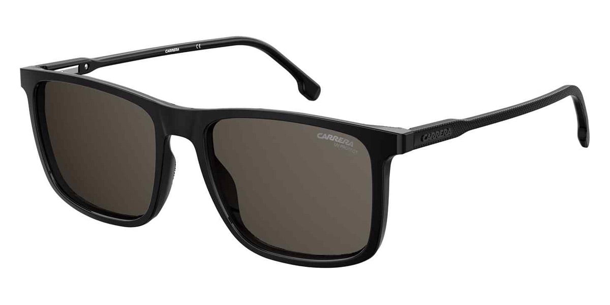 Carrera Black Slim Modern Square Sunglasses with Spring Hinges - CA231S 0807 IR