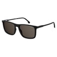 thumbnail image 3 of Carrera Black Slim Modern Square Sunglasses with Spring Hinges - CA231S 0807 IR, 3 of 4