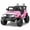Pink, variant on Gymax Licensed Toyota FJ Toddler Ride on Car 12V Battery Powered Kids Truck Pink