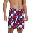 thumbnail image 2 of Lsque golf Shorts de Pyjama pour Hommes, Short de Pyjama, Coton Ultra-Doux Tricoté-Moyen, 2 of 6