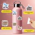 thumbnail image 3 of 35pcs Watercolor Stickers Landmarks Architecture Stickers PVC Stickers for Laptops Suitcase Notebooks, 3 of 9