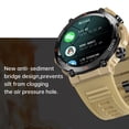 thumbnail image 2 of [Caqui] Nuevo K56PRO Reloj Con Llamadas Tres Pruebas Música Clima 1 39 Pulgadas Frecuencia Cardíaca Presión Arterial Oxígeno en Reloj (Caqui), 2 of 9