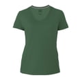 thumbnail image 1 of Playera Fruit Of The Loom para Mujer, Cuello V Manga Corta Verde Talla  CH, 1 of 4