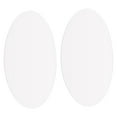thumbnail image 4 of FOMIYES Peel Stick Mirror Oval 2Pcs Silver Plastic Waterproof For Bathroom Wall, 4 of 7