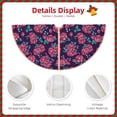 thumbnail image 3 of Haiem Rose Flowers Pattern Christmas Tree Skirt Merry Christmas Party Christmas Tree Decoration,New Year Decorations-48", 3 of 6