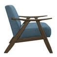 thumbnail image 2 of Topline Home Furnishings Blue Accent Chair, 2 of 4