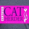 thumbnail image 3 of CafePress - Cat Herder 2 Fusia Web Png Men's Deluxe T Shirt - Mens Tri-blend T-Shirt, 3 of 4