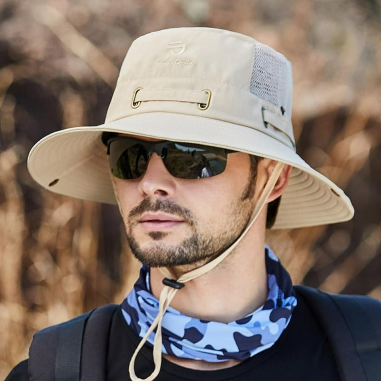 Breathable Wide Brim Boonie Hat Outdoor UPF 50+ Sun Protection