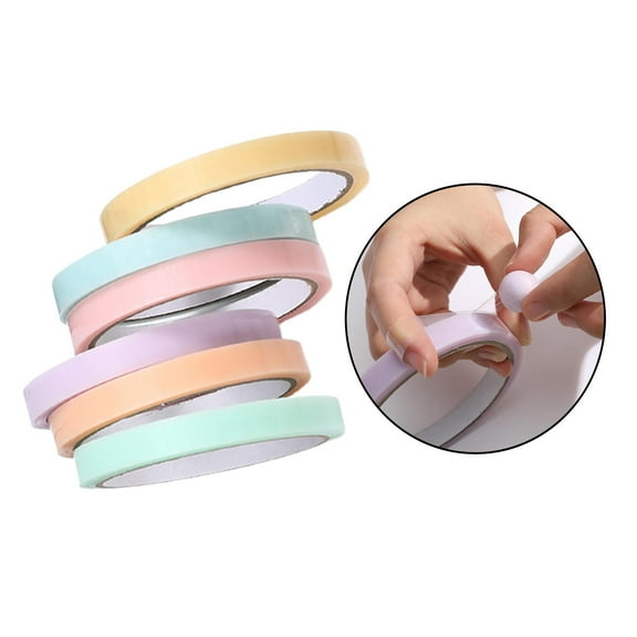 6Pcs 6 Rolls Sticky Ball Tape Toys Educational Toys Mixed Color for Home Children Party Supplies Light Color