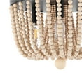 thumbnail image 4 of JONATHAN Y Eivissa 13" 3-Light Coastal Farmhouse Iron/Wood Bead LED Flush Mount, Oil Rubbed Bronze, JYL9929A, 4 of 8